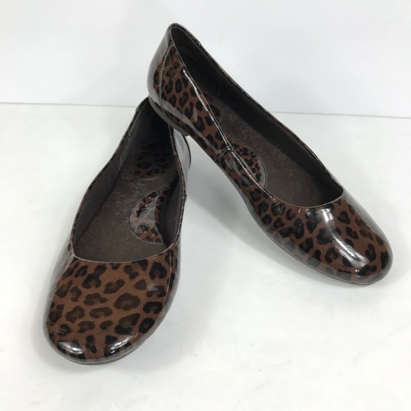 born leopard print flats